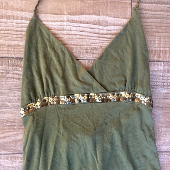 SOLD        Lure Keepsake Green Boho Maxi Dress - Picture 3 of 8